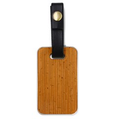 Hardwood Vertical Luggage Tag (one Side) by artworkshop