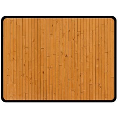 Hardwood Vertical Double Sided Fleece Blanket (large)  by artworkshop