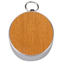 Hardwood Vertical Silver Compasses by artworkshop