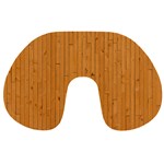 Hardwood Vertical Travel Neck Pillow Front