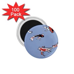 Fish Carp Koi Koi 1 75  Magnets (100 Pack)  by artworkshop