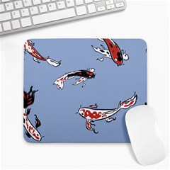 Fish Carp Koi Koi Large Mousepads by artworkshop