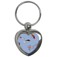 Fish Carp Koi Koi Key Chain (heart) by artworkshop