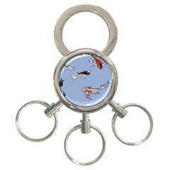 Fish Carp Koi Koi 3-ring Key Chain by artworkshop