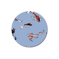 Fish Carp Koi Koi Magnet 3  (round) by artworkshop