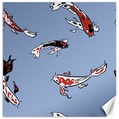 Fish Carp Koi Koi Canvas 12  X 12  by artworkshop