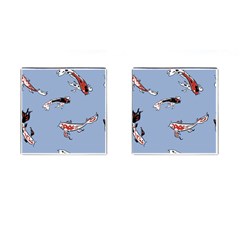 Fish Carp Koi Koi Cufflinks (square) by artworkshop