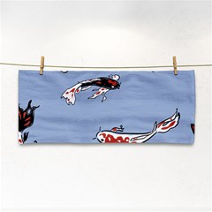 Fish Carp Koi Koi Hand Towel by artworkshop