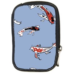 Fish Carp Koi Koi Compact Camera Leather Case by artworkshop