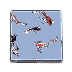 Fish Carp Koi Koi Memory Card Reader (square 5 Slot) by artworkshop