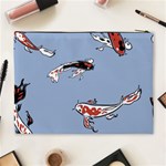 Fish Carp Koi Koi Cosmetic Bag (XL) Back