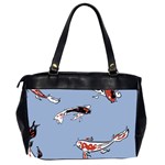 Fish Carp Koi Koi Oversize Office Handbag (2 Sides) Back