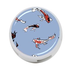 Fish Carp Koi Koi 4-port Usb Hub (two Sides) by artworkshop