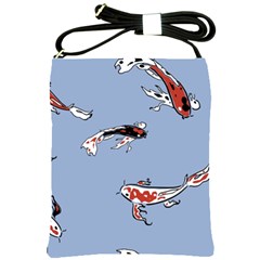 Fish Carp Koi Koi Shoulder Sling Bag by artworkshop