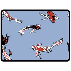 Fish Carp Koi Koi Fleece Blanket (large)  by artworkshop