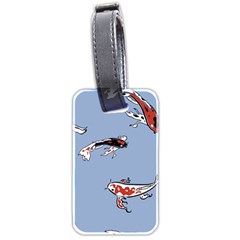 Fish Carp Koi Koi Luggage Tag (two Sides) by artworkshop