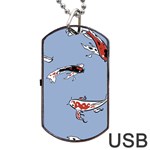 Fish Carp Koi Koi Dog Tag USB Flash (Two Sides) Front