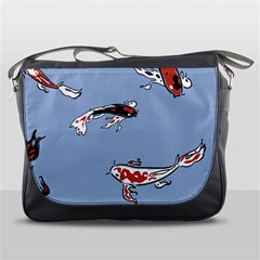 Fish Carp Koi Koi Messenger Bag by artworkshop