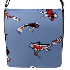 Fish Carp Koi Koi Flap Closure Messenger Bag (s) by artworkshop