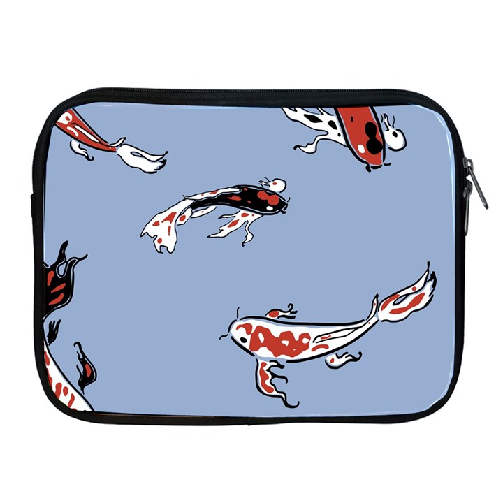 Fish Carp Koi Koi Apple iPad 2/3/4 Zipper Cases