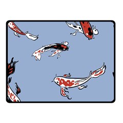 Fish Carp Koi Koi Double Sided Fleece Blanket (small)  by artworkshop