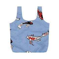 Fish Carp Koi Koi Full Print Recycle Bag (m) by artworkshop