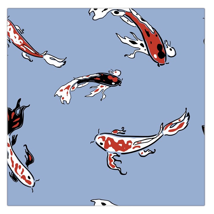 Fish Carp Koi Koi Square Satin Scarf (36  x 36 )