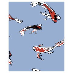 Fish Carp Koi Koi Drawstring Bag (small) by artworkshop