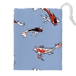 Fish Carp Koi Koi Drawstring Pouch (4XL) Front