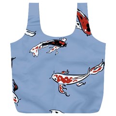 Fish Carp Koi Koi Full Print Recycle Bag (xxl) by artworkshop