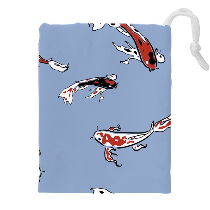 Fish Carp Koi Koi Drawstring Pouch (4XL)