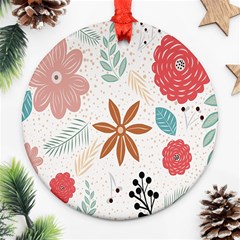 Nature Flora Ornament (round) by artworkshop