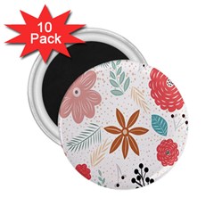 Nature Flora 2 25  Magnets (10 Pack)  by artworkshop