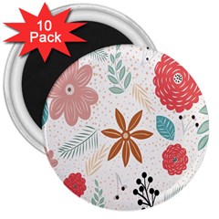 Nature Flora 3  Magnets (10 Pack)  by artworkshop