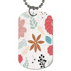 Nature Flora Dog Tag (one Side)