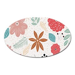 Nature Flora Oval Magnet