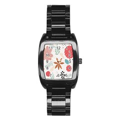 Nature Flora Stainless Steel Barrel Watch by artworkshop