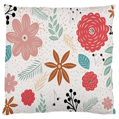 Nature Flora Large Flano Cushion Case (two Sides) by artworkshop