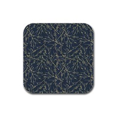 Nature Twigs Rubber Square Coaster (4 Pack) by artworkshop