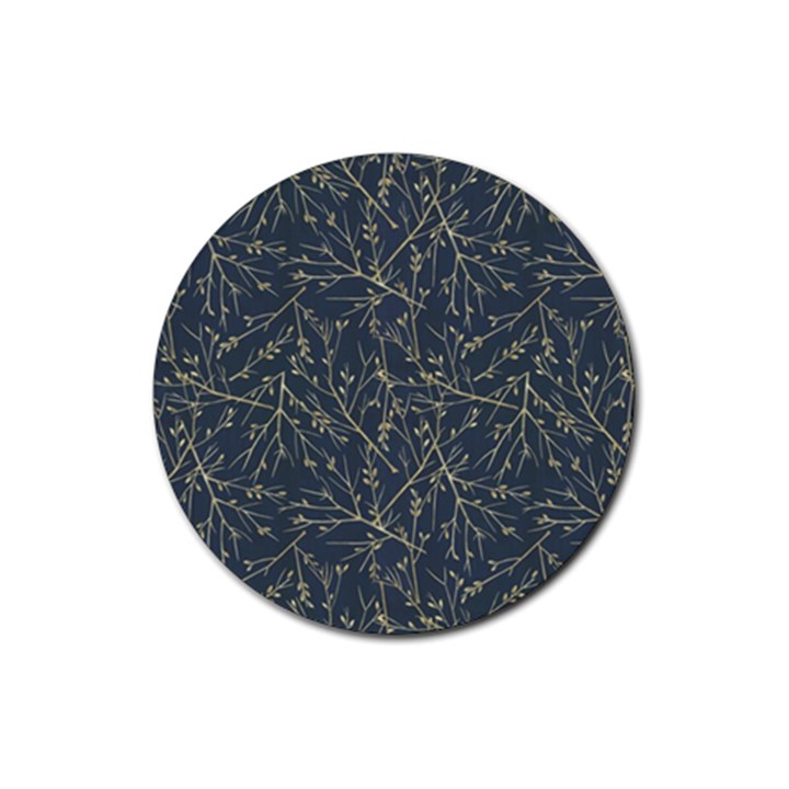 Nature Twigs Rubber Round Coaster (4 pack)