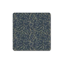 Nature Twigs Square Magnet by artworkshop