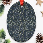 Nature Twigs Oval Ornament (Two Sides) Back