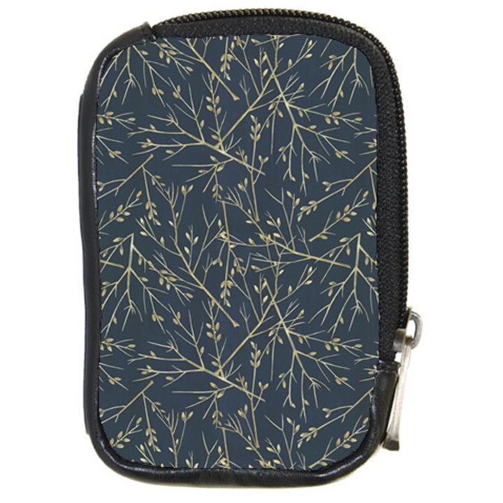 Nature Twigs Compact Camera Leather Case