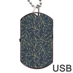 Nature Twigs Dog Tag USB Flash (One Side)