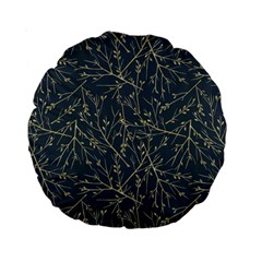 Nature Twigs Standard 15  Premium Round Cushions by artworkshop