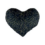 Nature Twigs Standard 16  Premium Flano Heart Shape Cushions Front