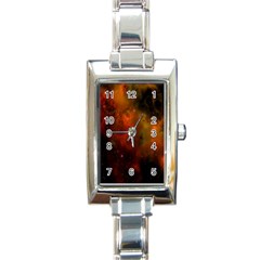 Space Science Rectangle Italian Charm Watch by artworkshop