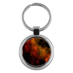 Space Science Key Chain (round) by artworkshop