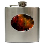 Space Science Hip Flask (6 oz) Front