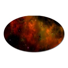 Space Science Oval Magnet by artworkshop